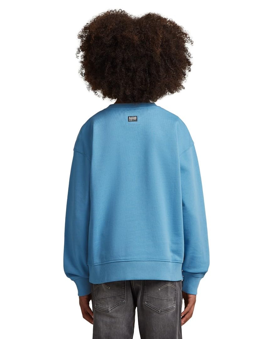 G-STAR Sweater Loose Ub Sudadera, Azul (Niagara D28108-01-g988), 8 años niño