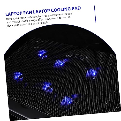 Base para laptop con ventiladores silenciosos y altura ajustable miniatura 2