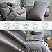 ATsense Duvet Cover Queen Size, 100% Washed Cotton Linen Feel Super Soft Comfortable, 3-Piece Grey Duvet Cover Bedding Set, Long-Lasting and Easy Care, Simple Style Farmhouse Comforter Cover