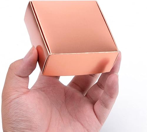 Miniatura 7 de 10 cajas de regalo, cajas pequeñas plegables, adecuadas para envasar chocolate, velas, jabón hecho a mano, accesorios, para fiestas o celebraciones