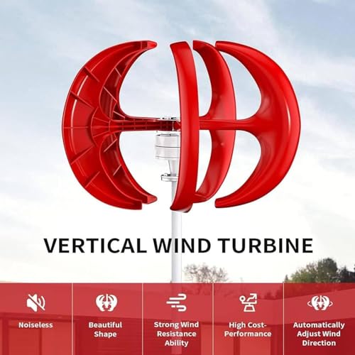 5000 W, 5000 W, 5-łopatkowy generator prądu stałego 12 V/24 V/48 V do domu lub domku, wydajne rozwiązanie odnawialnej energii słonecznej i wiatrowej.