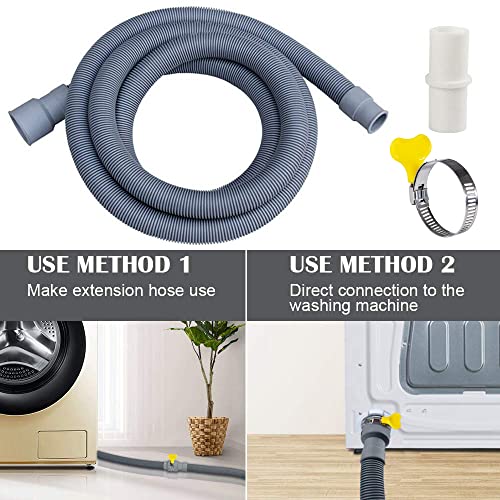 image for MyLifeUNIT Washing Machine Drain Hose, Washer Drain Hose Extension Kit