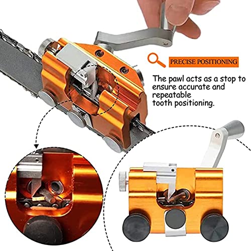 Chainsaw Chain Sharpening Jig, Chainsaw Sharpener Kit, For All Kinds Of Chain Saws And Electric Saws,Electric Chain Grinder Set #TOP4