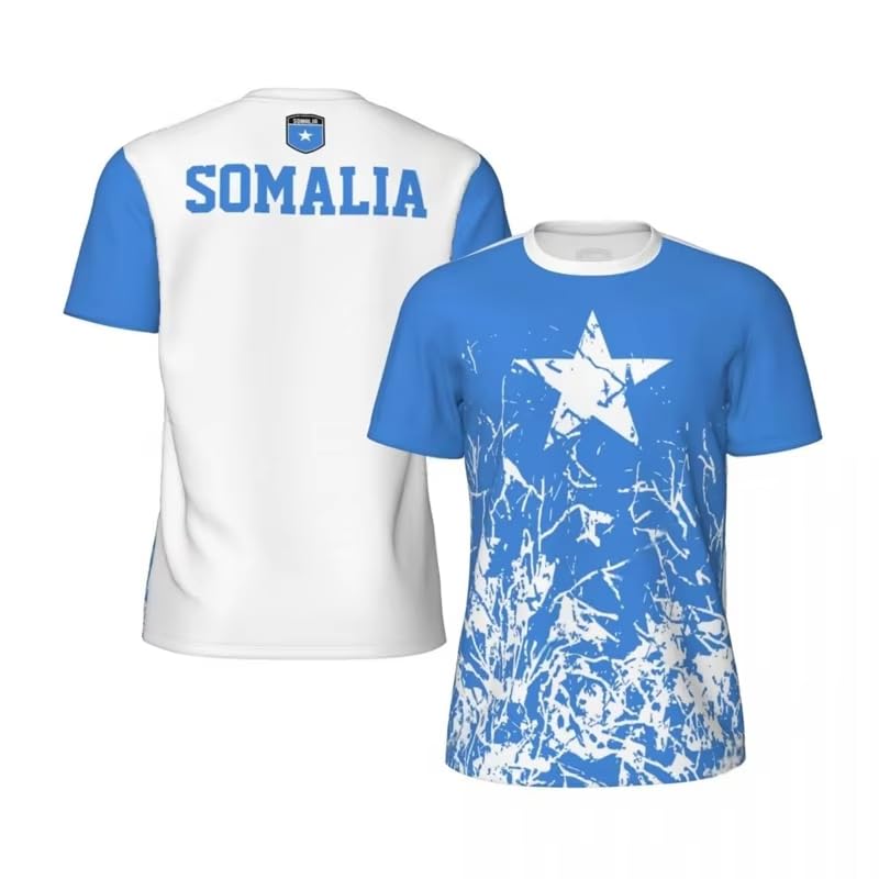 T-Shirt Sport Somalie Séchage Rapide et Anti-Humidité pour Homme