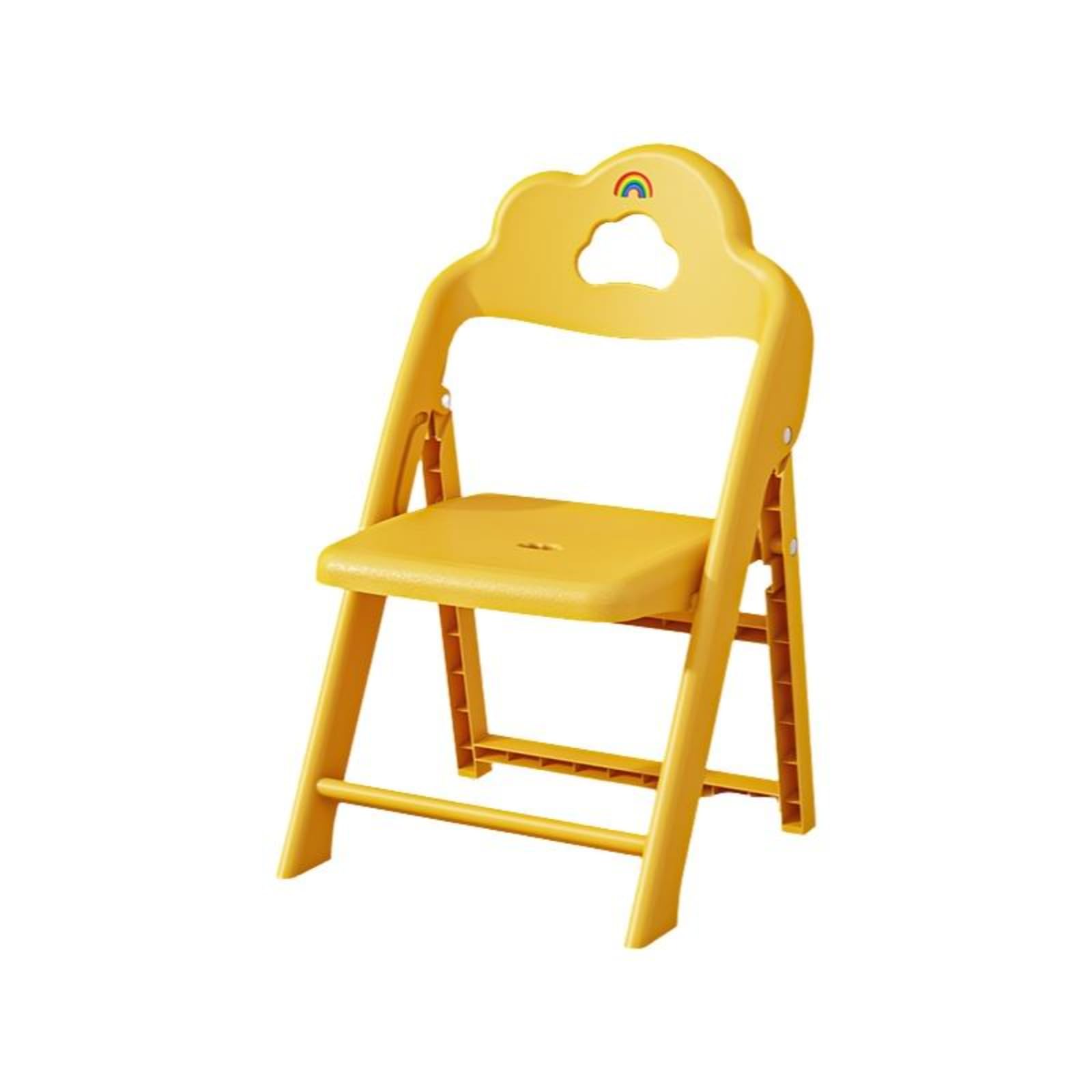 Folding Step Stool, Non-Slip, Portable, Bathroom/Kitchen/Bedroom, Lightweight Chair Lemon Yellow Small-image-47
