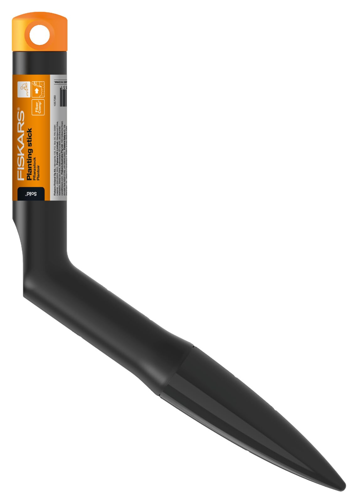 Fiskars Pikownik, Solid, Długość: 26 cm, Tworzywo sztuczne wzmocnione włóknem szklanym, Czarno-pomarańczowe, 1057080