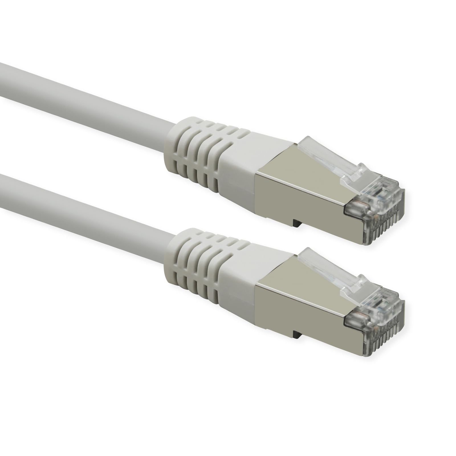 Roline Cable de conexión Cat.6 (Clase E), PoE, S/FTP (PiMF), Blanco, 20 m