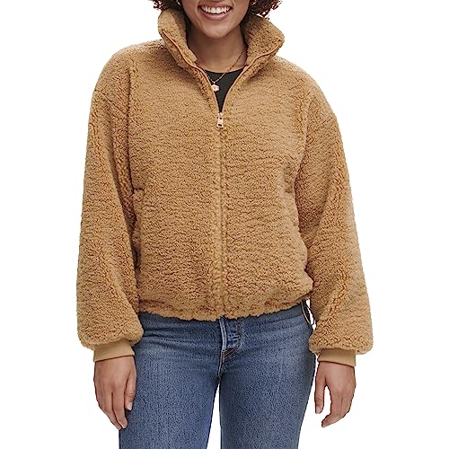 Levi's Women's Zip Up Sherpa Teddy Jacket (Standard & Plus Sizes)