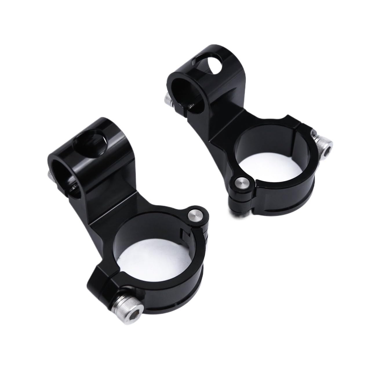 Estensore Manubrio Moto Riser Per Motocicletta Con Clip 37 41 43 45 48 50 51 Mm, Regolabili, Con Morsetto Per Manubrio Da 7/8", Rialzo Da 1,5".