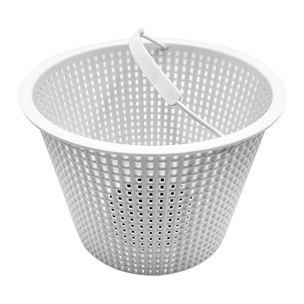 Berjalan 8 Inch Weighted Skimmer Basket For Sp1070, Heavy Duty Skimmer Basket For Pool Maintenance, Included Weight And Handle