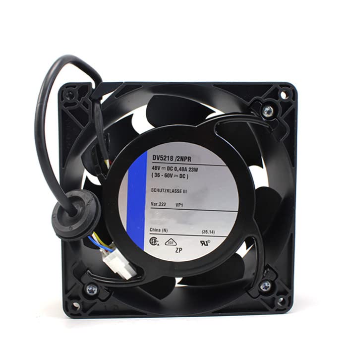 DV5218/2NPR DC48V 0.48A 23W 12738 127mm 4線インバーター冷却ファン。