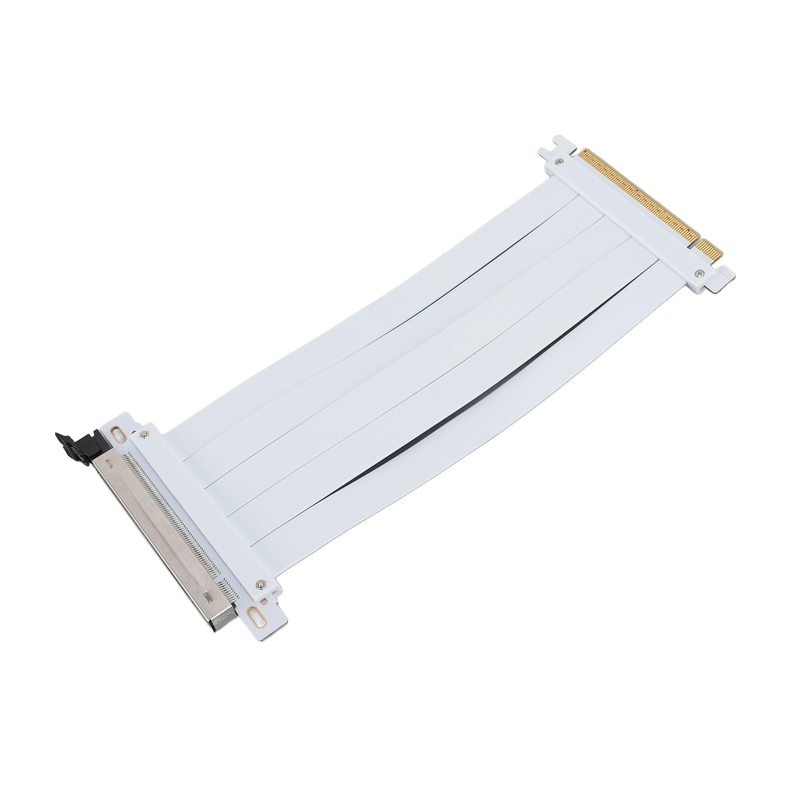 Luqeeg Kabel Pionowy PCIE 5.0 X16 GPU 128 Gb/S Adapter Karty Pionowej Przedłużającej GPU Kompatybilny z 4.0, 3.0, 2.0, 1.0