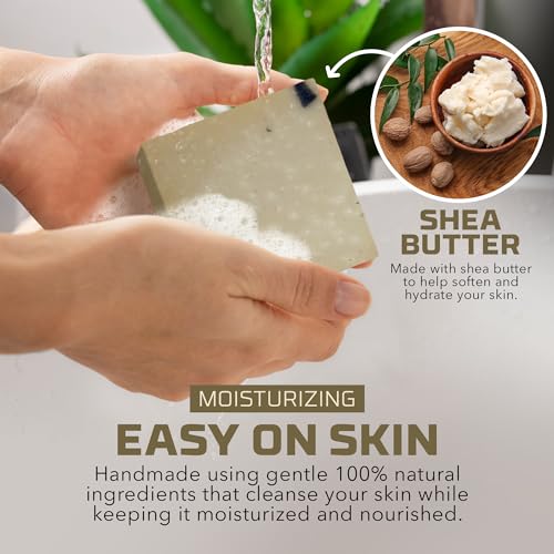 Allnaturalbarsoapformencoldprocessedvegansoapwglycerinforskincarethanksgivingorbirthdaygiftsformendeadseascrubsinglebar Urban Country Home Decor All natural bar soap for men cold processed vegan soap wglycerin for skin care thanksgiving or birthday gifts for men dead sea scrub single bar urban country home decor