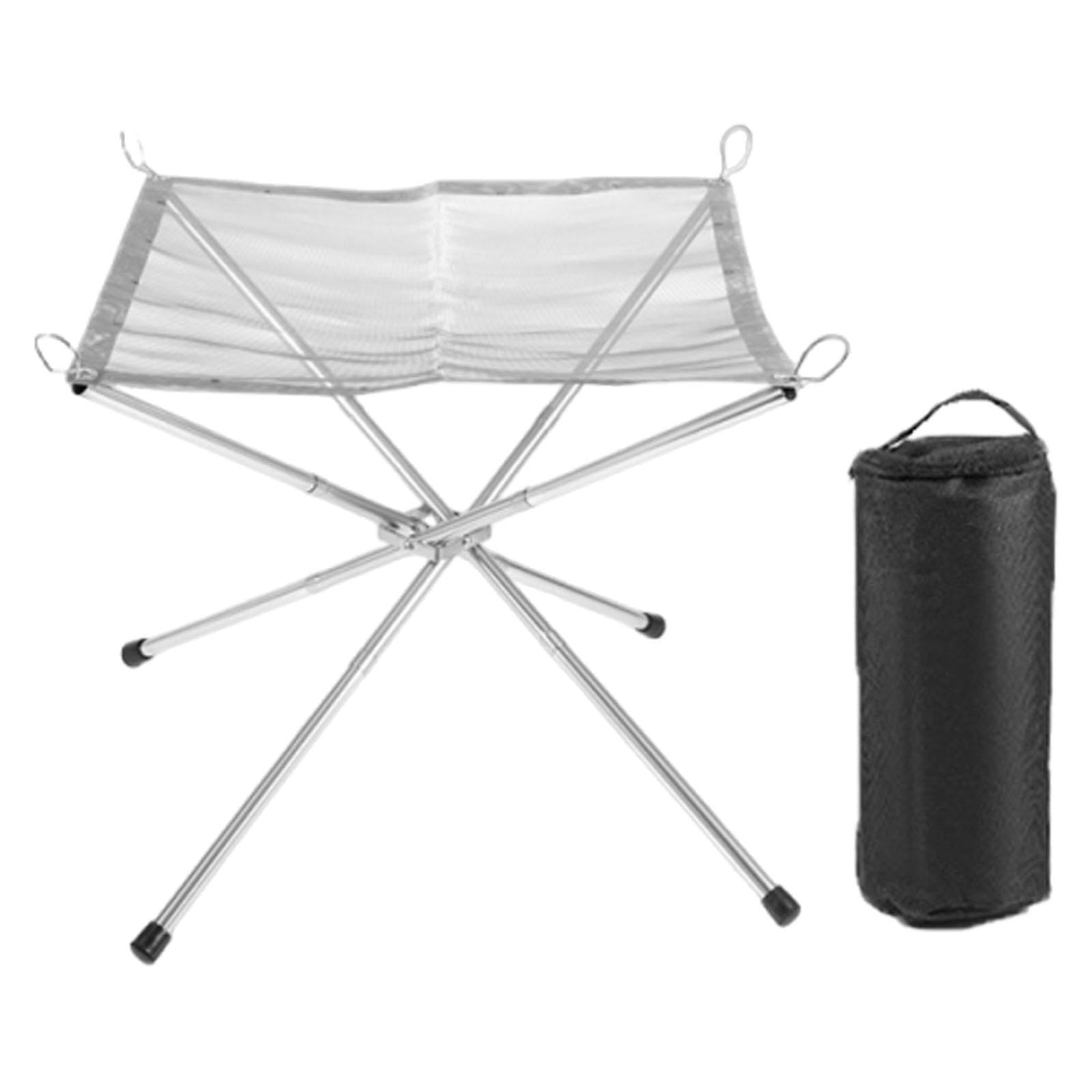 Fire Pit with Storage Bag Foldable Fully Welded for Barbecue Garden Backyard L|Outdoor Sports|Camping & Hiking|Camping Cooking Supplies|Camping Stoves, Ovens & Bbqs|Camping Stoves-image-43