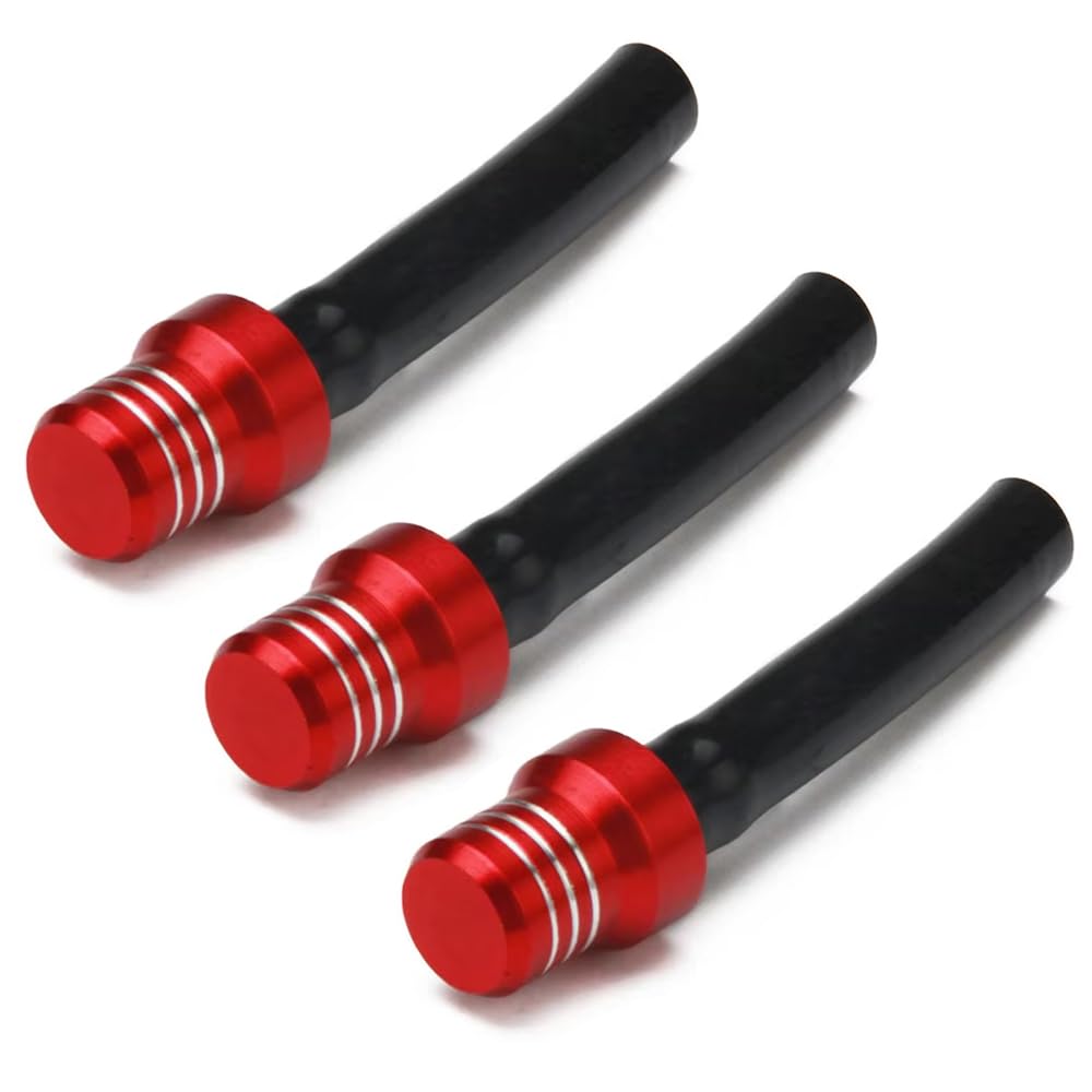 WENINETIES 5pcs Motorcycle Fuel Tank Cap Valve for honda gl1800 gold flügel goldwing 2003 f6b 2017 2011-2016, Motorcycle Fuel Cap Breather Pipe Prevents Petrol Leakage,Red