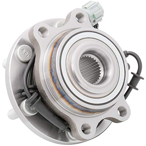 QJZ [1-Pack] 515065 - Front Wheel Hub Bearing Assembly Compatible with [4WD Models Only] 2005-2019 Nissan Frontier, 2005-2012 Nissan Pathfinder, 2005-2015 Nissan Xterra, 2009-2012 Suzuki Equator