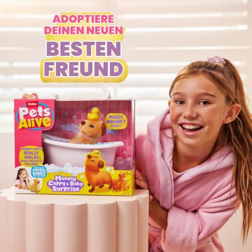 Pets Alive Mommy Capybara and Baby Surprise von ZURU – Ansicht 2