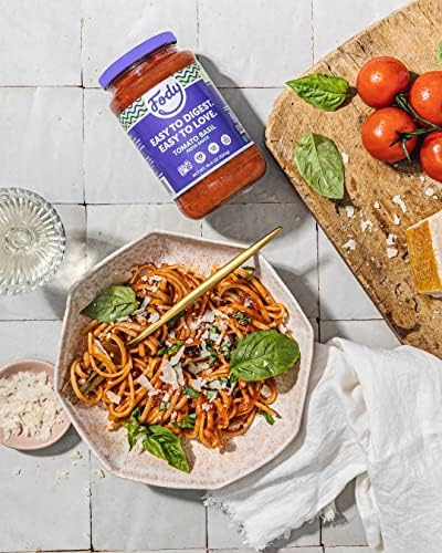 Fody Foods Tomato Basil Pasta Sauce, 19.4 Ounces, Low Fodmap Certified, Sensitive Recipe & Gut Friendly, Premium Quality Ingredients, Non-GMO, Pack of 3, Packaging May Vary - Thumbnail 3
