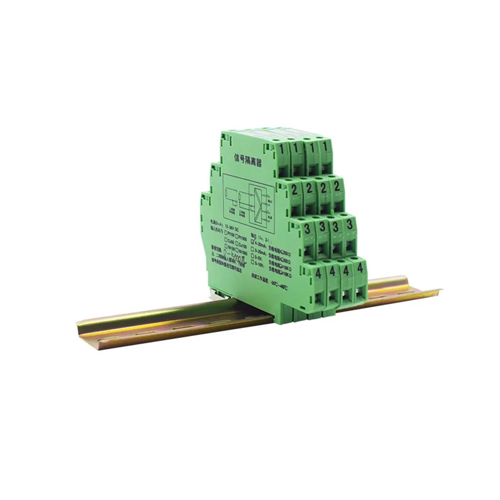 Opór termiczny przetwornik sygnału temperatury 4-20 mA izolator sygnału 0-5 V nadajnik (R -50-1700C INPUT_OUTPUT 4-20MA_DC24V)