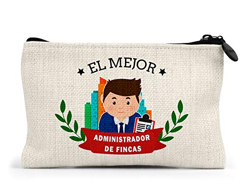 Planetacase - Monedero Personalizado - El Mejor Administrador De Fincas del Mundo Regalo Original Administradores Personalizado