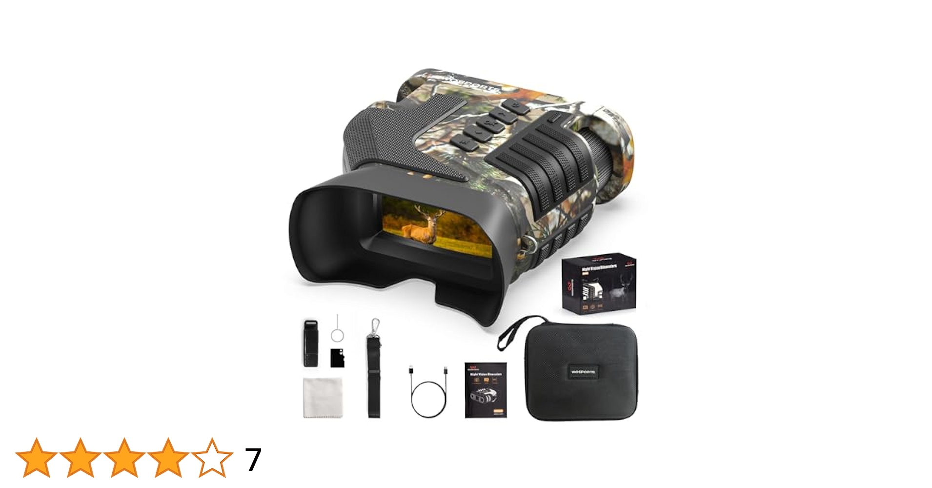 Amazon | Wosports 暗視スコープ 暗視鏡 ナイトスコープ 4K