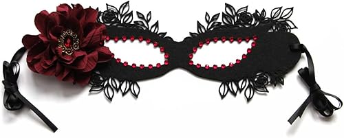 Miniatura 9 de Máscara de Halloween para mujer, máscara de media cara de conejito de ciervo, araña, con velo, máscara de gasa para Halloween