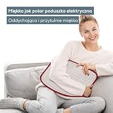 Beurer HK Comfort Heat Pad, elastyczna podkładka grzewcza elektryczna z super miękką powierzchnią, kontrolowane ciepło z 3 ustawieniami temperatury, można prać w pralce, automatyczne wyłączanie, 100 watów, 44x33cm