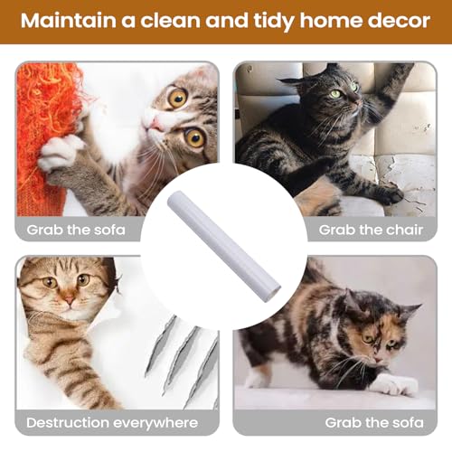 Protector de garra de gato transparente: cinta autoadhesiva protectora de muebles 5