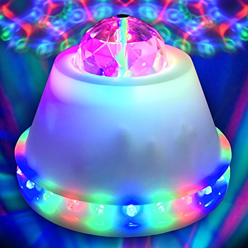 LED Disco Flower Ball Party Light – Ships from USA – LED RGB Rotating Lamp