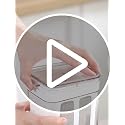 Image of Hung Curd Maker & Greek Yogurt Maker - 1100ml, Fine Mesh Hung Curd Strainer Box with Lid | Multifunctional Yogurt Filter for Thick Dahi, Cheese & More, 10.8x9x17.6 cm, White