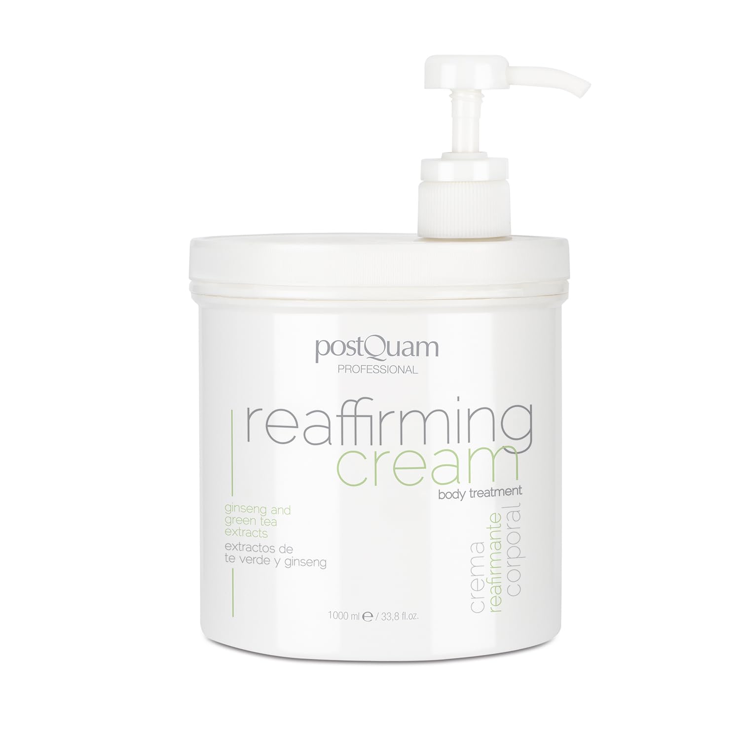 PostQuam Professional - Tratamiento Anticelulitis Completo en Casa – Crema Reafirmante 1000 ml + Masajeador Corporal Vacuum – Reduce Celulitis, Activa Circulación y Mejora la Firmeza de la Piel