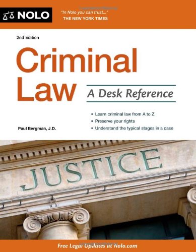 Télécharger Criminal Law: A Desk Reference Livre PDF Gratuit