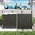 ASKPASS 130 Gallon Resin Deck Box, Outdoor Storage Box, Waterproof UV Resistant?Weatherproof Organizer for Patio Furniture Cushions, Pool Accessories, Garden Tools, Indoor & Outdoor Use, Black