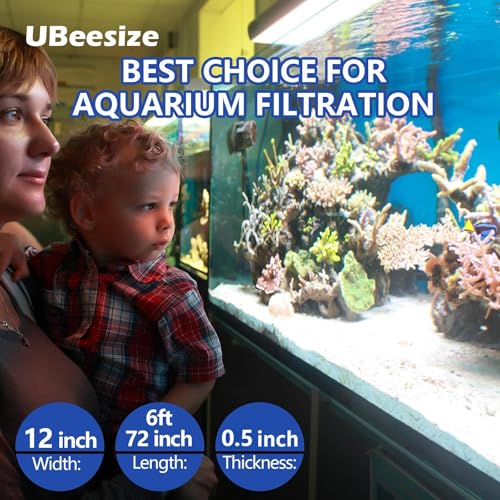 Eau trouble solution avec ce tapis filtrant aquarium lavable sur mesure