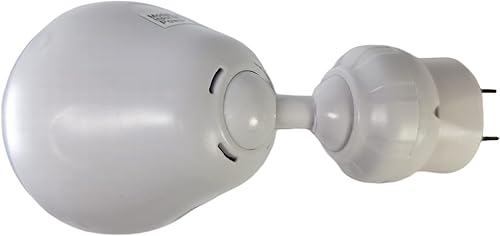 Miniatura 4 de Carrismann Luz nocturna brillante LED con sensor de movimiento y luz, toma de corriente alterna, enchufe flexible, cuello giratorio, PIR, lámpara