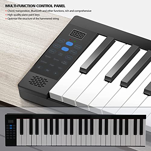 Piano pliant, taille pliée 65,5 cm Clavier piano électrique à 88 touches 129 tons 128 rythmes avec métronome d… - Les Beatles, Paul McCartney, John Lennon, RIngo Starr, George Harrison Piano pliant, taille pliée 65,5 cm Clavier piano électrique à 88 touches 129 tons 128 rythmes avec métronome d… – Image 7