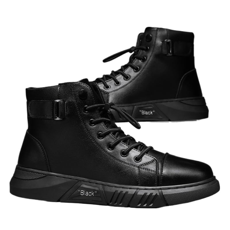 Mens Casual Formal Leather Boots Business Sneakers. Mens Comfortable Lining Formal Leather Shoes