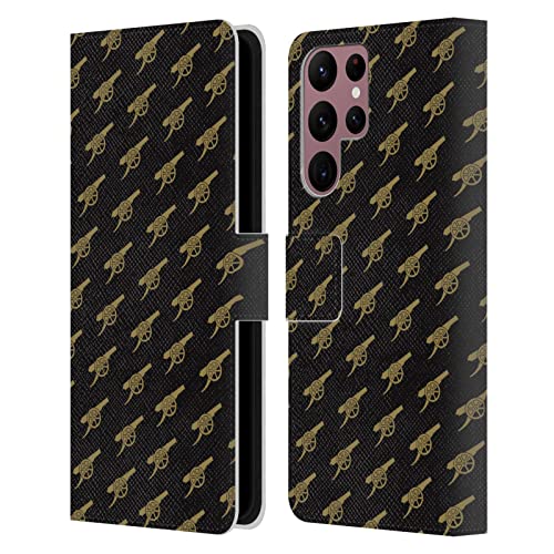 Étui Portefeuille Samsung Galaxy S22 Ultra 5G Arsenal FC Housse Cuir Antichoc Clapet