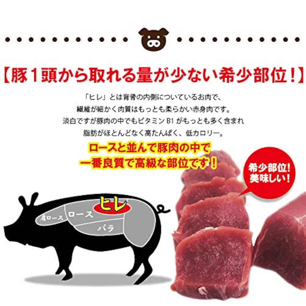 Amazon.co.jp: カナダ産豚ヒレ肉660g以上 脂身すじ除去済み