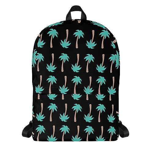 Sac à dos imprimé palmier avec bretelles ergonomiques et tissu imperméable