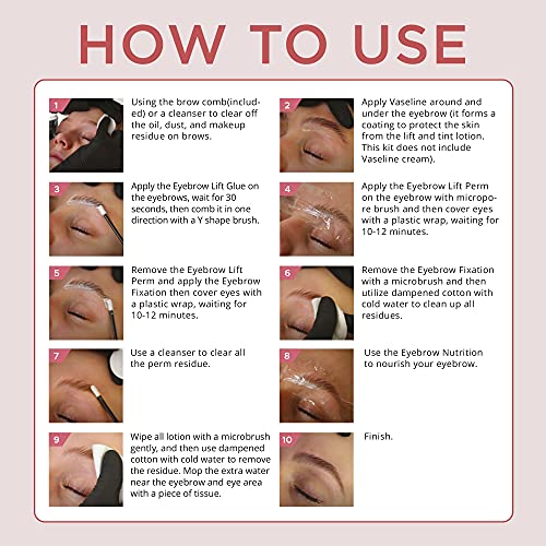 Sarah Gold DIY Eyebrow Lamination Kit #TOP11