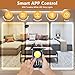 Wefomey White LED Strip Lights, 100ft Dimmable Bright 24V Led Tape Light with Remote and App Control, 2700K-6500K White 1440 LEDs Lights for Bedroom, Kitchen, Ceiling (1 Rolls of 100ft)
