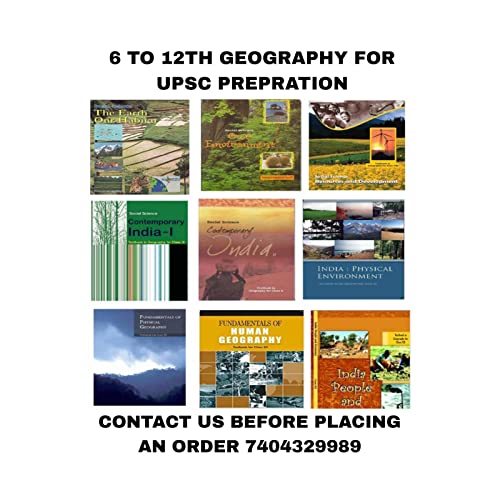 Image of NCERT Textbooks Geography 6th to 12th In Hindi Medium(Geography ) Combo Set (9 Booklets)