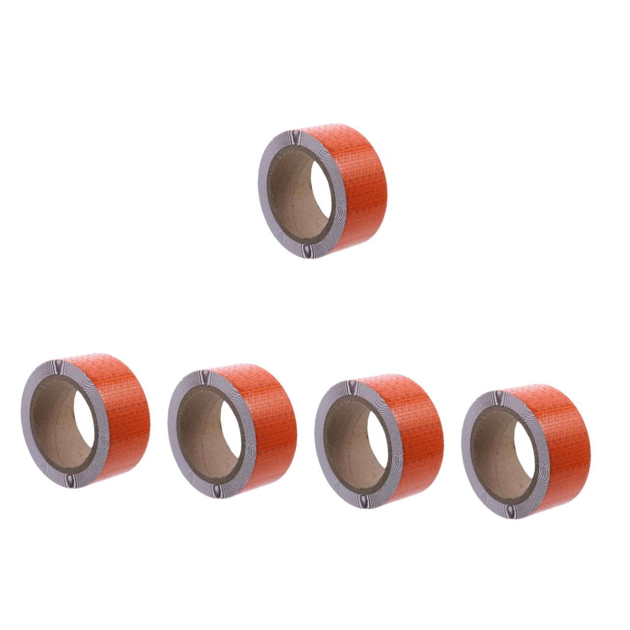 OSALADI 5 Rollos Cinta adhesiva reflectante advertencia pegatina reflectores cinta reflectora cinta reflectante al aire libre cinta reflectante de precaución de polivinilo Naranja