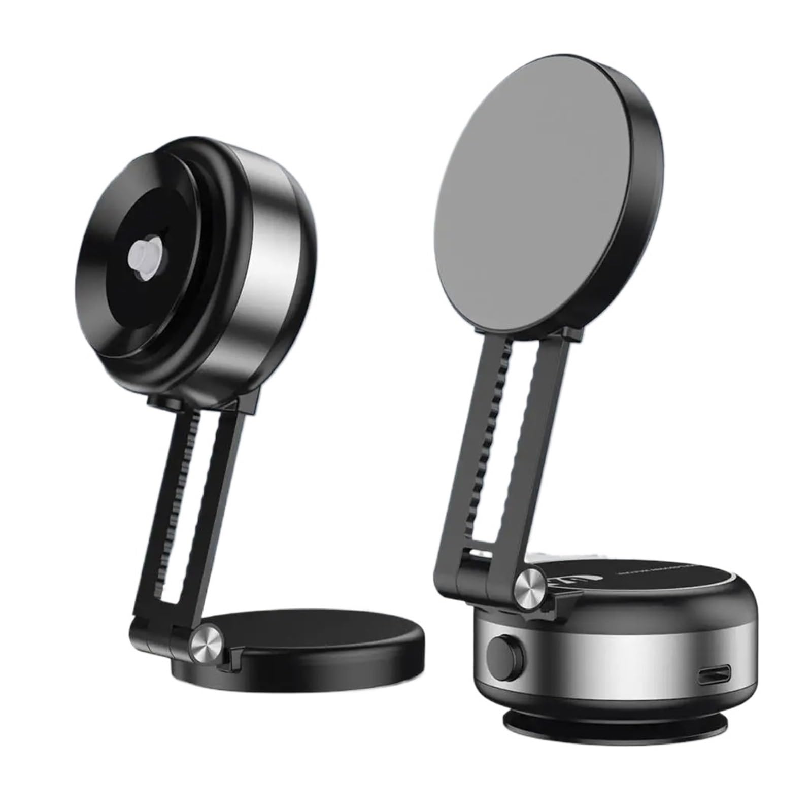 Supporto For Telefono For Auto Con Aspirazione Magnetica For Vuoto Elettrico | Rotazione a 360 gradi compatibile con smartphone da 4,7 pollici o superiori(X93 Grey)