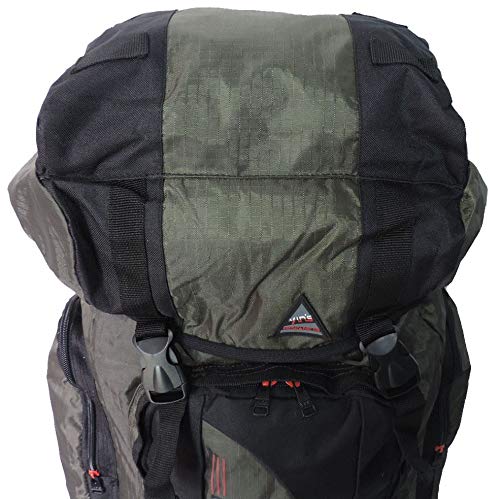 Mochila Cargueira 90 Litros Impermeável Yins Verde