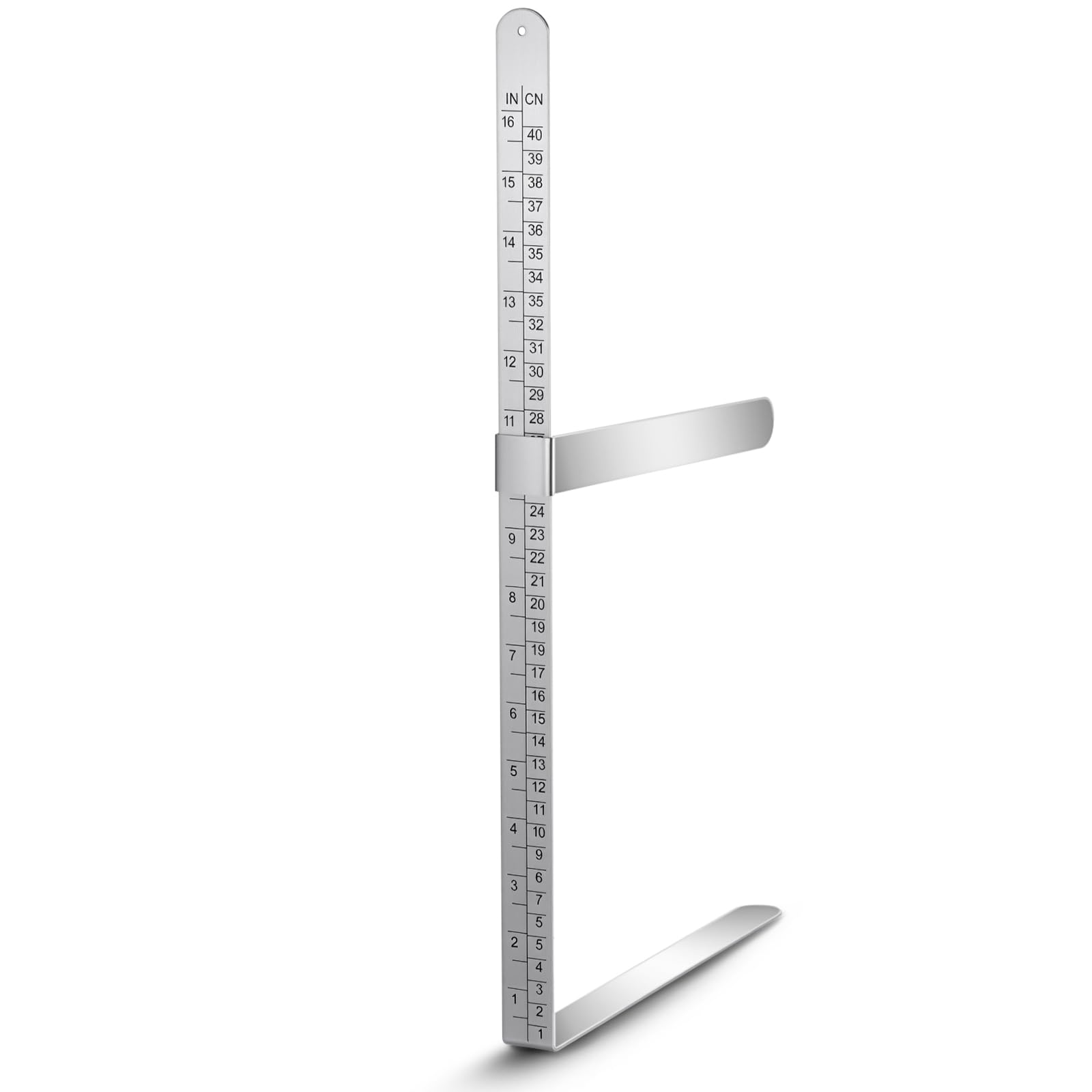 Photo 1 of Saysurey 16 Inch/ 40 cm X-Ray Caliper Ruler Stainless Steel X-Ray Body Caliper, Centimeter and Inch Measurements for Body Measurements Quickly Confirm Radiation Dose and Reduce Patient Exposure Time