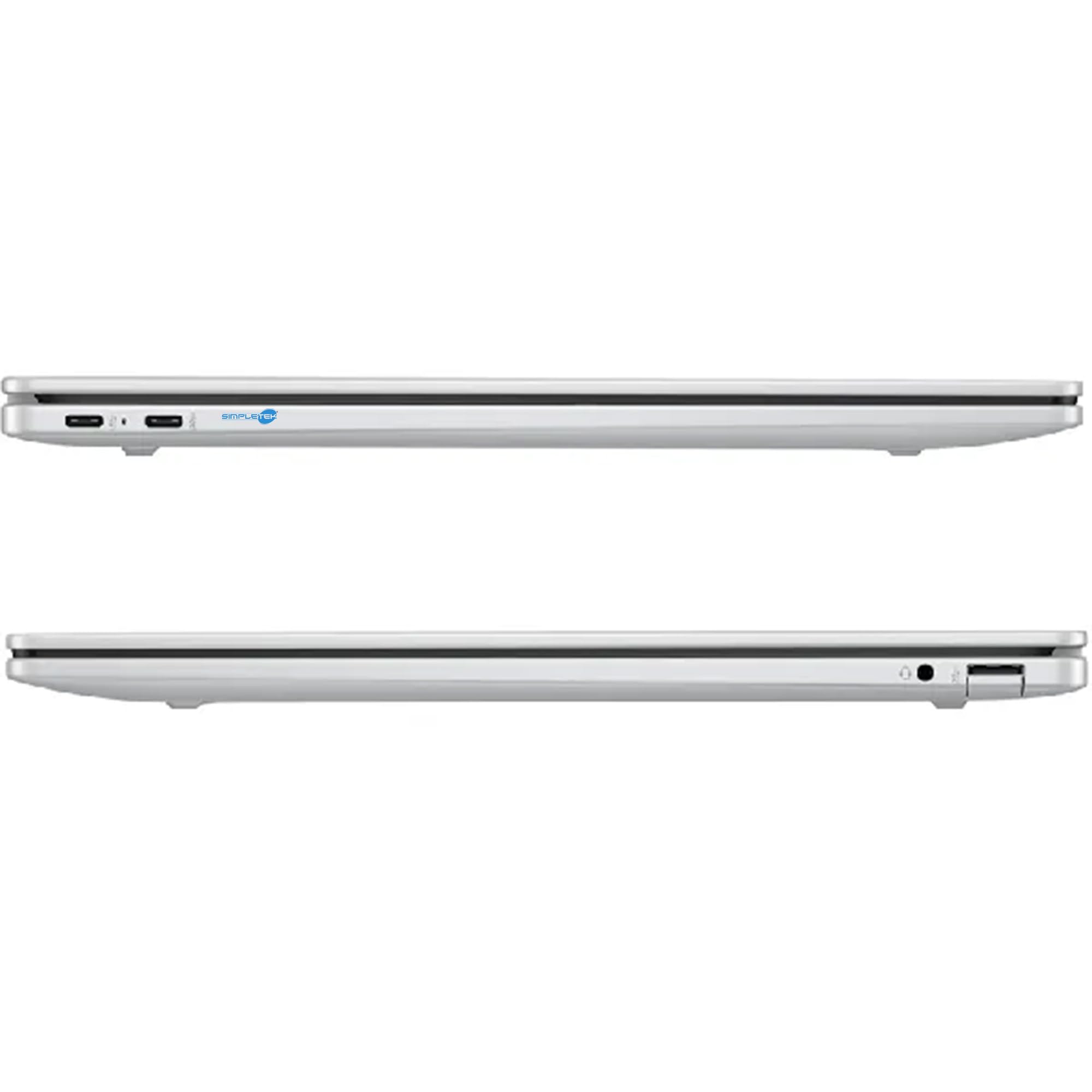 SIMPLETEK - Laptop 16" - 16GB 120GB - Octa-Core Windows 11 (Ricondizionato) | Display OLED,WUXGA, WiFi 6E,Bluetooth 5.3,tastiera retroilluminata,Dual layout IT/US,USB-C video,USB-A 10Gbps