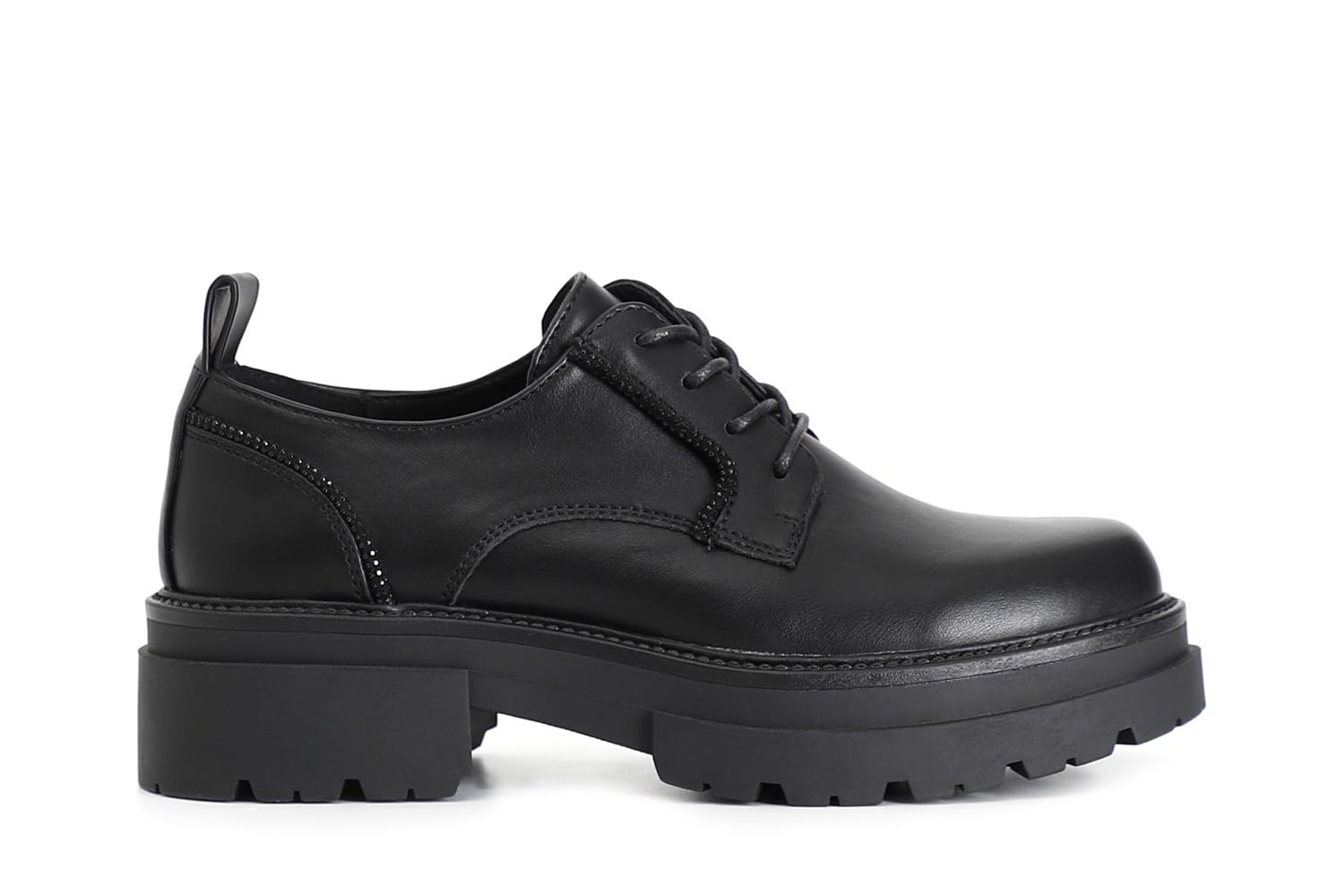 CafèNoir - Derby Donna in Similpelle, da Donna, Colore Nero