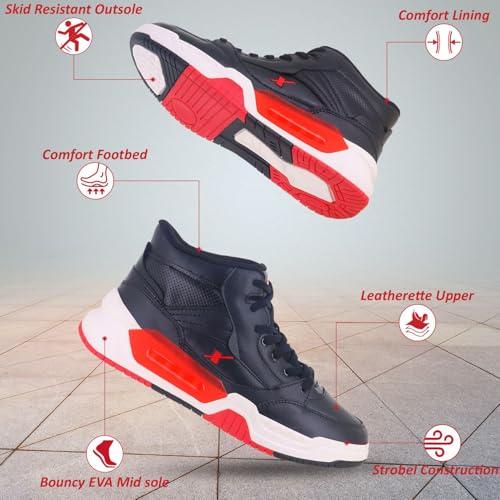 SPARX SM-1025 Men's Red Casual Shoes - Image 4